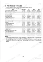 kubota-gzd21-zero-turn-mower-workshop-manual-9y011-15261-torque-82.webp Kubota GZD21 engine tightening torque specifications table for screws, nuts, cylinder head, and nozzle holder components.