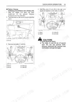 kubota-k008-3-excavator-operator-manual-ra028-8222-2-maintenance-34.webp Kubota K008-3 excavator operation manual page showing steps to change control patterns using joints and bolts.