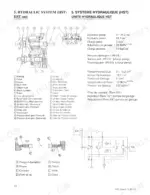 kubota-kc120hc-dumper-workshop-manual-ry911-20880-hydraulic-14.webp Kubota KC120HC HST hydraulic system diagram, component cross-section, and technical specifications table.