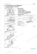 Kubota KJ-S130VX...KJ-T300-AUS cylinder head cover disassembly, assembly diagrams, and torque specifications table.