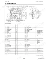 Kubota KX018-4 hydraulic pump exploded view diagram and parts list with component names and quantities.