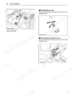 kubota-kx033-4-excavator-operator-manual-rc488-8131-3-troubleshooting-84.webp Kubota KX033-4 maintenance guide for greasing dozer cylinder, bucket pin, and boom swing fulcrum grease fittings.