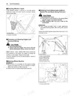 kubota-kx040-4-excavator-operator-manual-rd158-8121-3-troubleshooting-92.webp Kubota KX040-4 maintenance manual page showing washer fluid, engine cleaning, and front attachment greasing procedures.