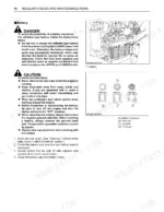 Kubota KX080-3 battery maintenance guide showing fluid level inspection, safety warnings, and component location diagram.