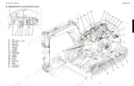 Kubota KX080-3 maintenance components layout diagram showing engine, hydraulic, and undercarriage parts with numbered key.