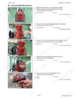 Kubota KX080-4 hydraulic swivel motor disassembly procedures, including bolt, valve, and plug removal steps.