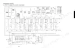 kubota-kx121-3-kx161-3-angle-dozer-service-manual-97899-60550-hydraulic-21.webp Kubota KX121-3, KX161-3 hydraulic circuit diagram showing main control valve, relief pressure table, and pump specs.