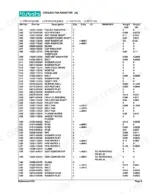 Kubota L175 parts list for cooling fan and radiator assembly, including part numbers, descriptions, and weights.