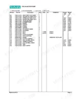 Kubota L175 parts list table for fuel injection pump components including delivery valves, gaskets, and tappets.