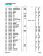 Kubota L175 hydraulic system parts list table with reference numbers, part numbers, and component descriptions.
