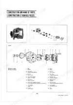 kubota-l185-l245-l295-tractor-workshop-manual-9y011-10510-exploded-view-287.webp Kubota L185, L245, L295 exploded view diagram of hydraulic pump construction and parts list.
