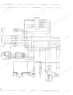 Kubota L2050 electrical wiring diagram showing fuse box, battery, starter, alternator, regulator, and hourmeter connections.
