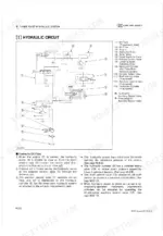 kubota-l2250-to-l3250-tractor-workshop-manual-9y011-10066-hydraulic-64.webp Kubota L2250, L2550(GST), L2850(GST), L3250 three-point hydraulic system circuit diagram and oil flow description.