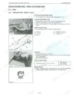 kubota-l2350-to-l3650-tractor-workshop-manual-97897-11222-procedures-229.webp Kubota L2350, L2650, L2950, L3450, L3650 front axle separation, propeller shaft, and drag link removal procedures.