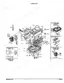 Kubota L245F exploded view diagram of the engine crankcase assembly, oil pan, and related mounting hardware components.