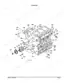 Kubota L2500F crankcase exploded view diagram showing engine block, oil pump, and associated hardware components.