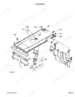 kubota-l2600dt-tractor-parts-catalog-cab-parts-212.webp Kubota L2600DT exploded view diagram of the hood and bonnet assembly components with reference numbers.