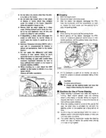kubota-l2650-to-l3650-tractor-operator-manual-35080-19713-maintenance-39.webp Kubota L2650, L2950, L3450, L3650 operator manual page showing tractor safety, parking, and power steering procedures.