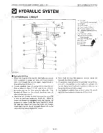 Kubota L2650WET, L2950WET, L3450WET, L3650WET, L3650GST hydraulic system circuit diagram and oil flow description.