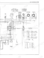 Kubota L2650WET, L2950WET, L3450WET, L3650WET, L3650GST electrical system wiring diagram showing switches, lights, and harness.
