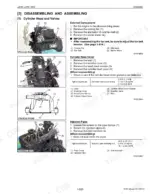 kubota-l2800-l3400-tractor-service-manual-9y011-13194-exploded-view-112.webp Kubota L2800, L3400 engine disassembly procedures for external components, cylinder head cover, and injection pipes.