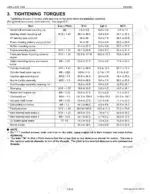 kubota-l2800-l3400-tractor-service-manual-9y011-13194-torque-97.webp Kubota L2800, L3400 engine tightening torque specifications table for bolts, nuts, and screws in N-m, kgf-m, and lbf-ft.