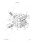 Kubota L2800DT/HST exploded view diagram of the engine crankcase, oil pump, and associated plugs and seals.
