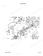 kubota-l2800dt-hst-tractor-parts-catalog-hydraulic-parts-273.webp Kubota L2800DT/HST exploded view diagram of the hydraulic pump assembly, showing gears, O-rings, and housing components.