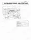 Kubota L2900, L3300, L3600, L4200 diagram of instrument panel, switches, and hand controls with numbered key.