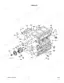 Kubota L2900F crankcase exploded view diagram showing engine block, oil pump, and numbered component parts.