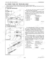 kubota-l3130-to-l5030-tractor-shop-manual-9y011-13111-exploded-view-177.webp Kubota L3130, L3430, L3830, L4630, L5030 transmission power train diagrams for main and shuttle gear shift sections.