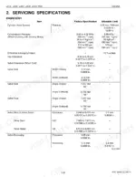 kubota-l3130-to-l5030-tractor-shop-manual-9y011-13111-specs-91.webp Kubota L3130, L3430, L3830, L4630, L5030 engine body servicing specifications table for valves and cylinder head.