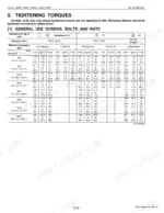 kubota-l3130-to-l5030-tractor-shop-manual-9y011-13111-torque-30.webp Kubota L3130, L3430, L3830, L4630, L5030 general tightening torque table for screws, bolts, and nuts by diameter.