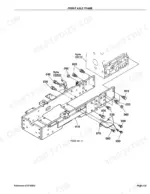 kubota-l3130dt-l3130gst-l3130hst-tractor-parts-catalog-chassis-parts-308.webp Kubota L3130DT, L3130GST, L3130HST exploded view diagram of the front axle frame and mounting hardware components.
