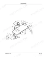 kubota-l3300dt-gst-tractor-parts-catalog-body-parts-322.webp Kubota L3300DT-GST exploded view diagram of the hood and bonnet assembly components with reference numbers.