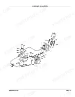 kubota-l3300dt-gst-tractor-parts-catalog-hydraulic-parts-254.webp Kubota L3300DT-GST exploded view diagram of the power steering hydraulic oil lines and component connections.