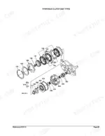 kubota-l3410dt-l3410gst-l3410hst-tractor-parts-catalog-hydraulic-parts-199.webp Kubota L3410DT, L3410GST, L3410HST exploded view diagram of the GST type hydraulic clutch assembly components.