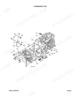 kubota-l35-tractor-parts-catalog-drivetrain-parts-140.webp Kubota L35 exploded view diagram of the transmission case assembly with numbered component parts list.