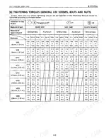 kubota-l35-tractor-service-manual-11640-torque-18.webp Kubota L35 general tightening torque table for screws, bolts, and nuts by diameter and grade in N-m, kgf-m, and ft-lbs.