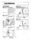 Kubota L3710, L4310, L4610 cab operation manual showing door locking, unlocking, and window opening procedures.