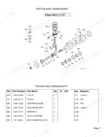 kubota-l4400h-tractor-parts-catalog-engine-parts-18.webp Kubota L4400H exploded view diagram and parts list for piston and crankshaft assembly components.