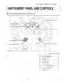 Kubota L4600 instrument panel and controls diagram with numbered components and illustrated contents list.