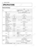 kubota-l4600-tractor-operator-manual-specs-20.webp Kubota L4600 tractor specifications table including engine, capacities, dimensions, weight, and traveling system data.