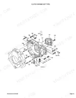kubota-l4610dt-hst-tractor-parts-catalog-drivetrain-parts-118.webp Kubota L4610DT-HST exploded view diagram of the HST type clutch housing assembly with numbered parts.