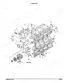 Kubota L4610DT-HST exploded view diagram of the engine crankcase assembly with numbered components.
