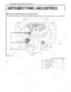 Kubota L4701 instrument panel and controls diagram showing switches, turn signal, and key switch locations.
