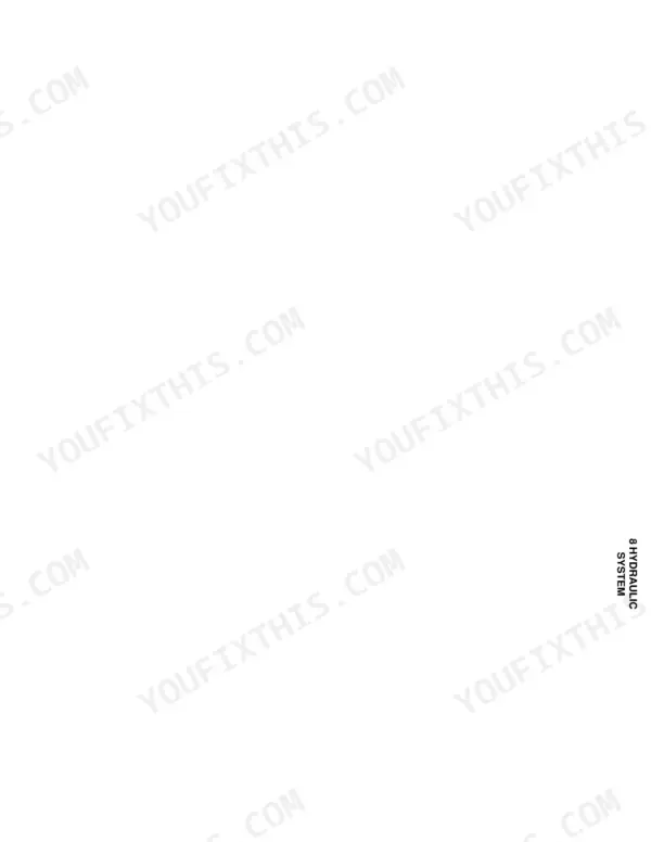 Kubota L48, TL1150, BT1100, TL1150SG service manual section divider page for the Hydraulic System.