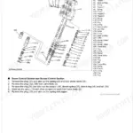Kubota LA1153AU, LA1353AU exploded view of control valve, spool, and boom/bucket control section disassembly steps.