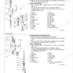 Kubota LA1301, LA1301S-1, LA1601, LA1601S exploded view and disassembly procedures for boom and bucket control valves.