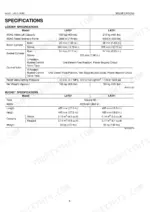 Kubota LA181, LA211 loader and bucket technical specifications table including lift capacity, cylinder bore, and valve types.